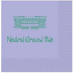 Plush Appeal, LLC Party Supplies Neutral Ground Side Napkin (Pack Of 25)
