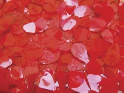 Mardi Gras Spot Red Vinyl Petal Paper 30' X 3' (Roll)