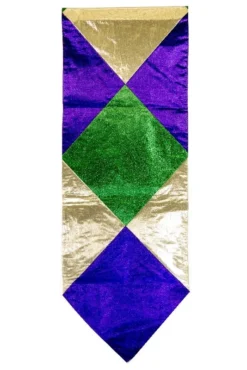 Plush Appeal, LLC Mardi Gras Table Runner 13" X 6' (Each) Tableware