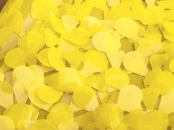 Mardi Gras Spot Yellow Vinyl Petal Paper 30' X 3' (Roll) Party Supplies